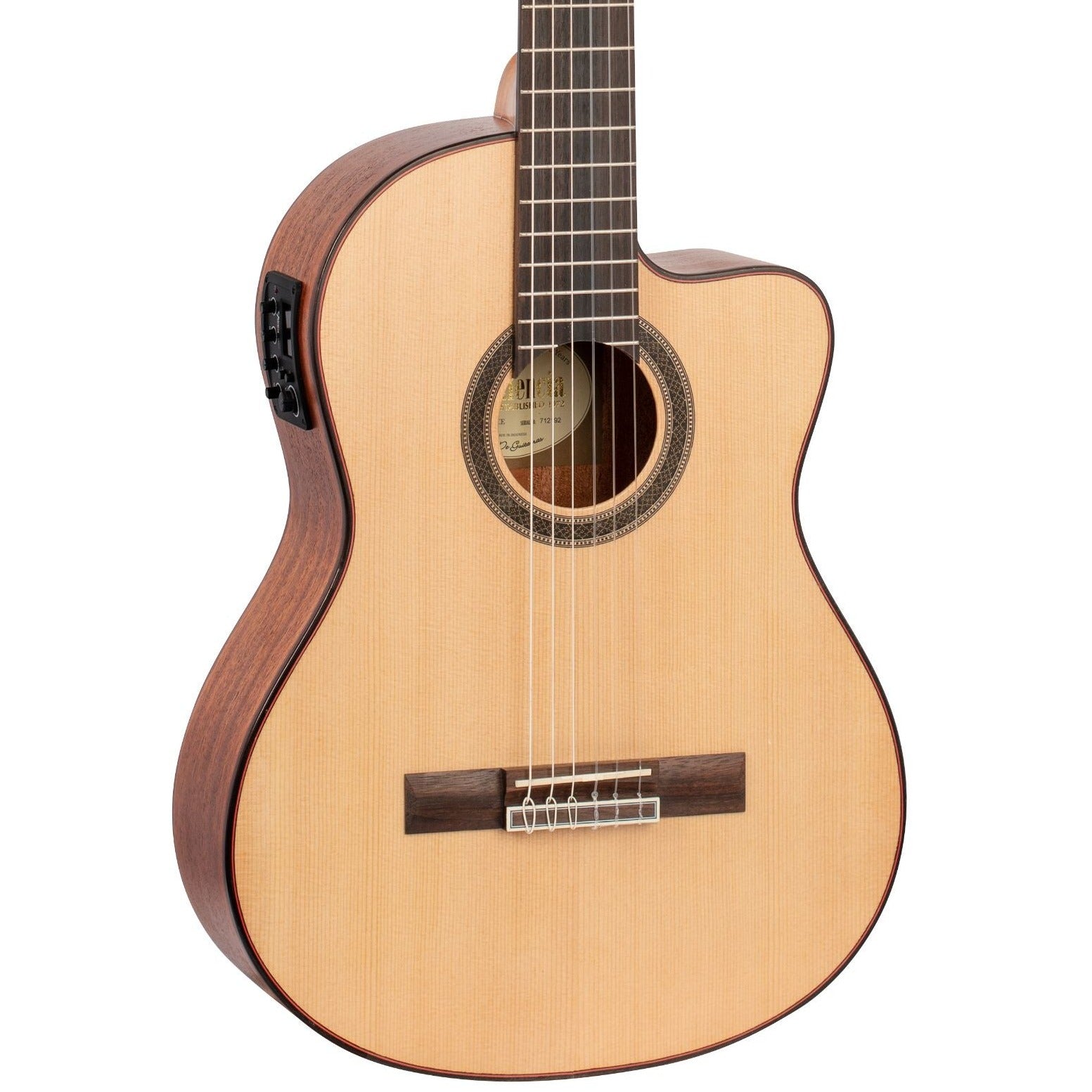 De Rosa GA700CE-NT Cutaway Acoustic-Electric Thin Body Guitar – ccttek