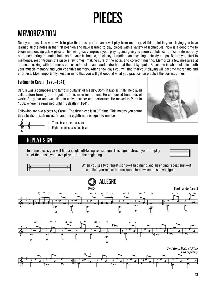 Hal Leonard Classical Guitar Method, Book 1