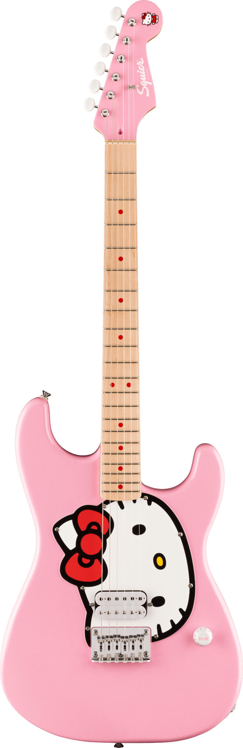 Fender X Hello Kitty Limited Edition Stratocaster w/ Gig Bag, Pink