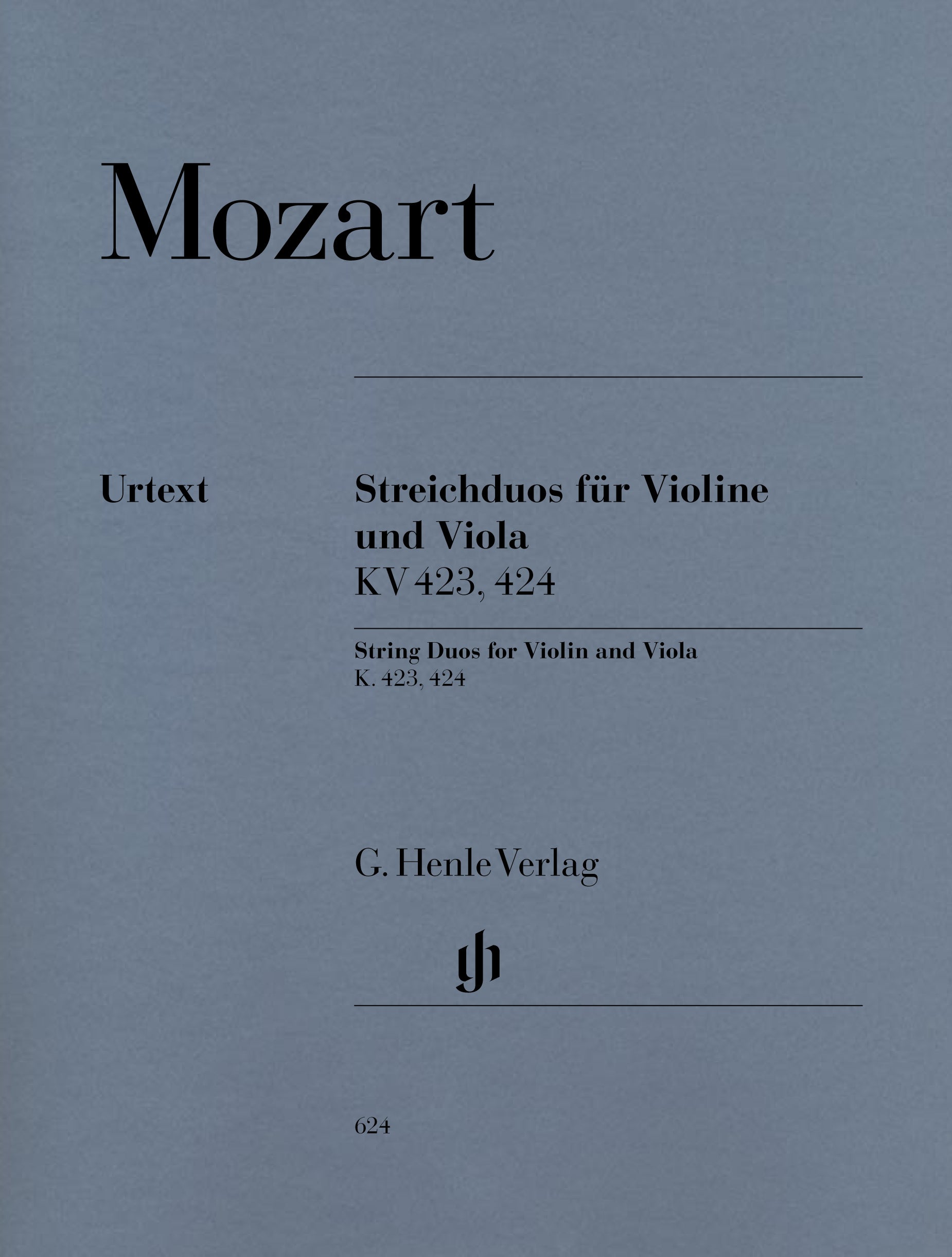 Mozart: String Duos K. 423, 424 for Violin & Viola