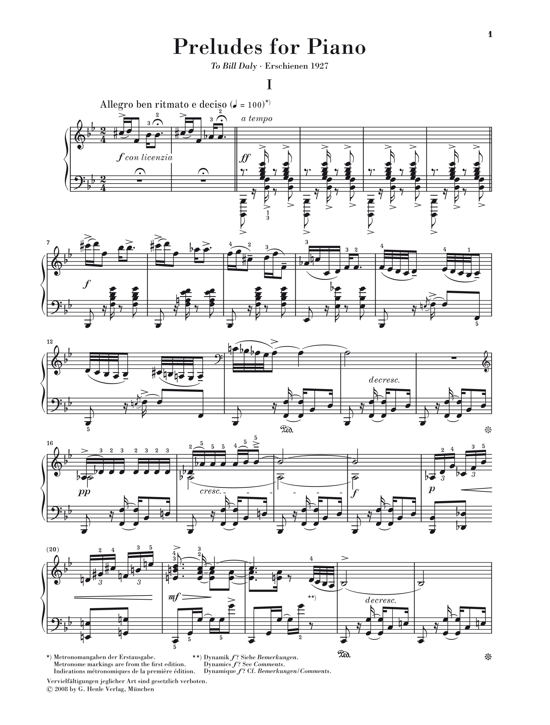 Gershwin: Preludes for Piano