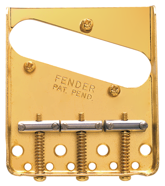 Fender 3-Saddle American Vintage Telecaster® Bridge Assembly