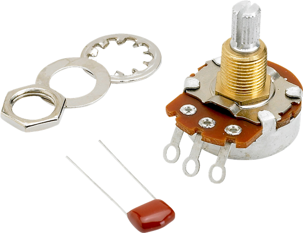 Fender 500K Split Shaft Potentiometer (Vol or Tone)