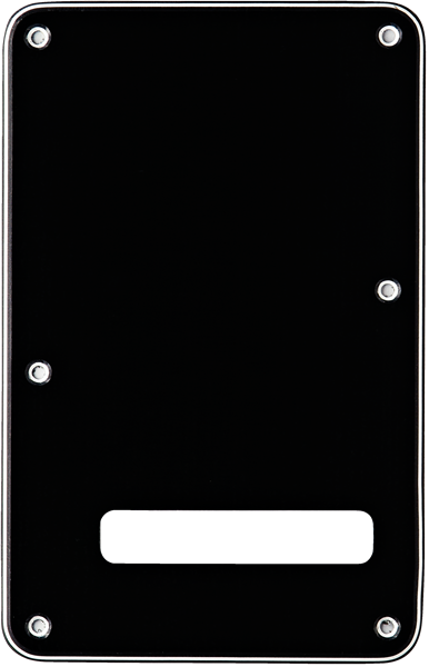 Fender Stratocaster Backplate, 3-Ply, Black