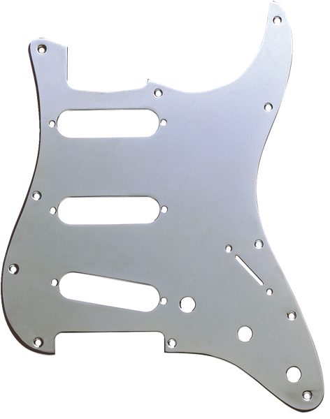 Fender 11-Hole Modern-Style Plated Brass Stratocaster® S/S/S Pickguards