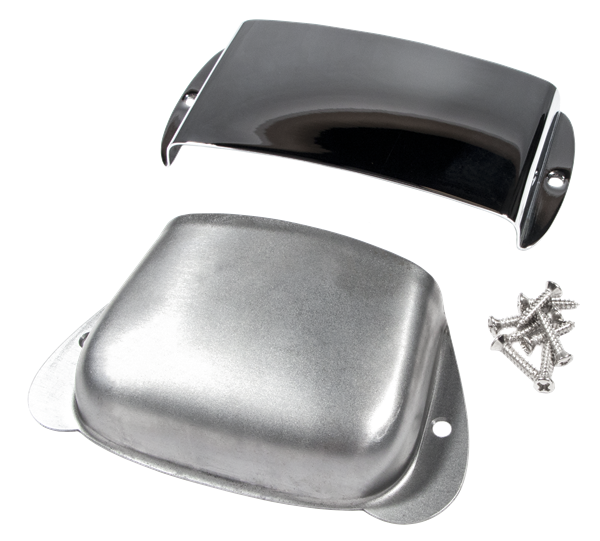 Fender Pure Vintage Precision Bass Ashtray Cover Set, Steel/Chrome