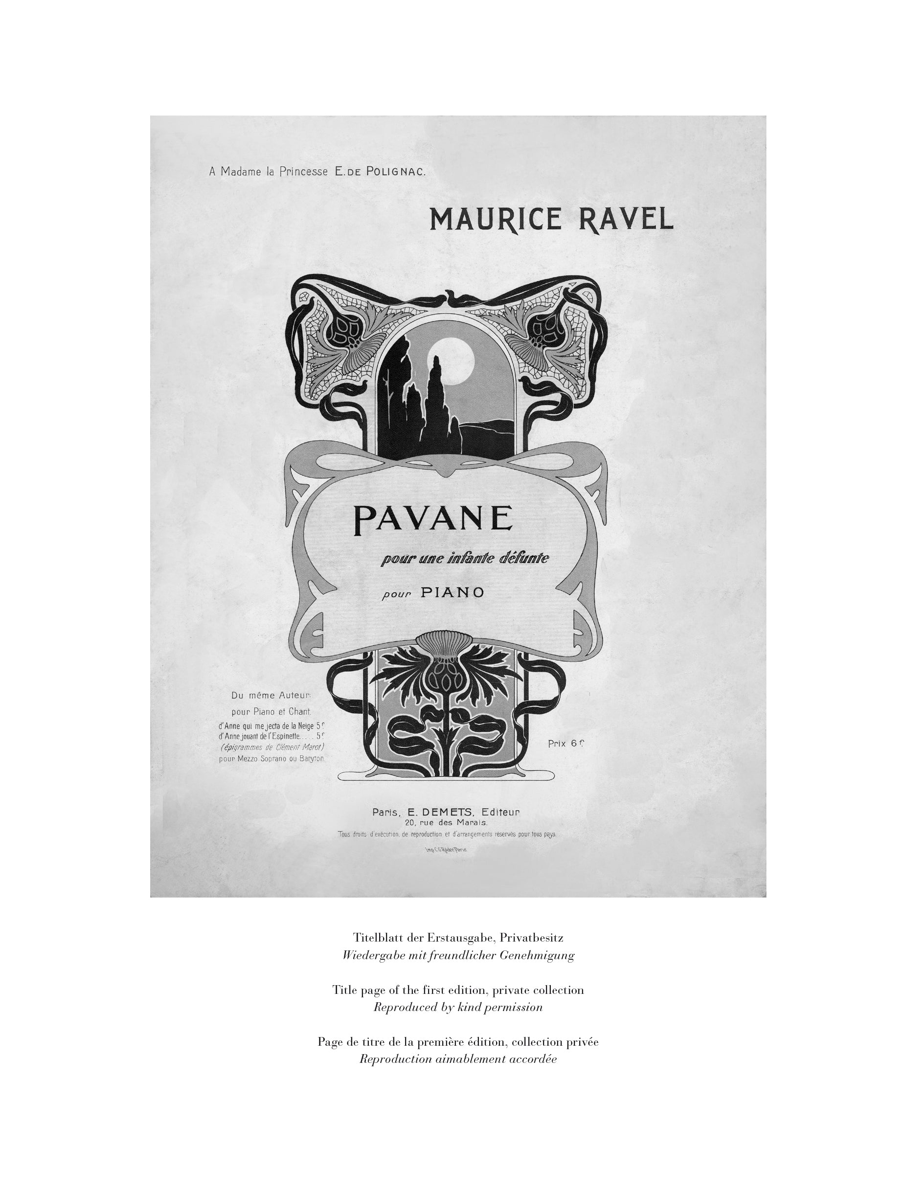 Ravel: Pavane pour une infante défunte for Solo Piano