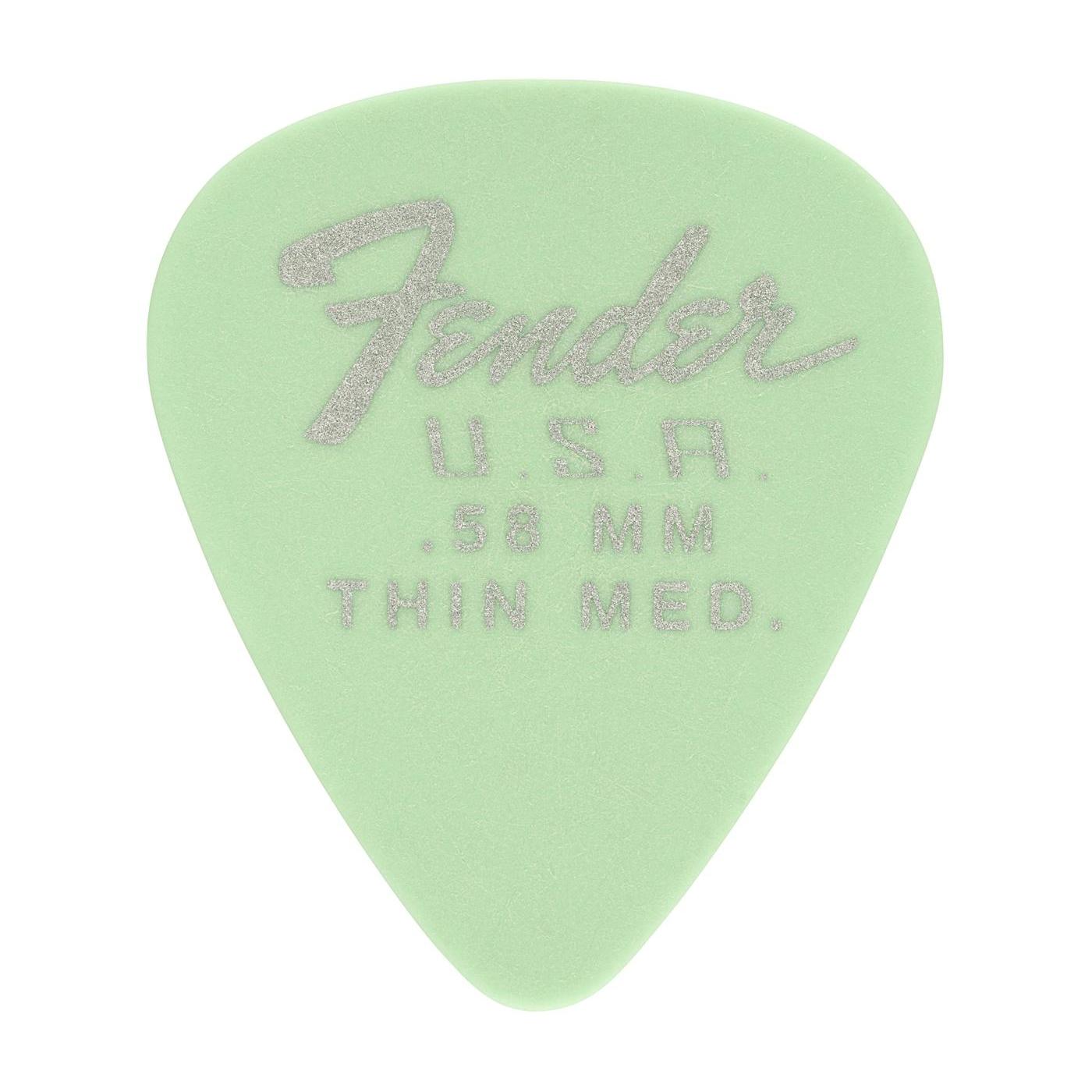 Fender Dura-Tone® Delrin Picks, 351 Shape - 12 Pack