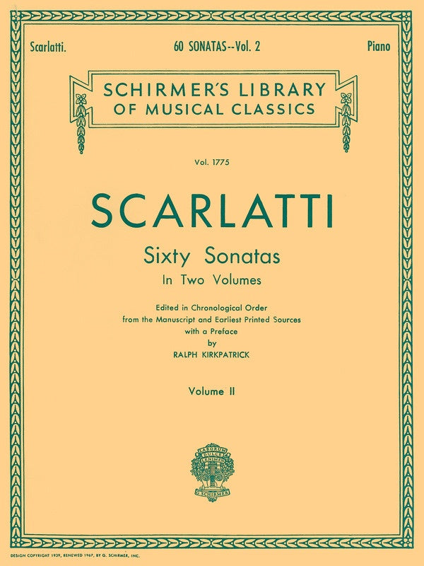 Scarlatti: 60 Sonatas Vol. 2