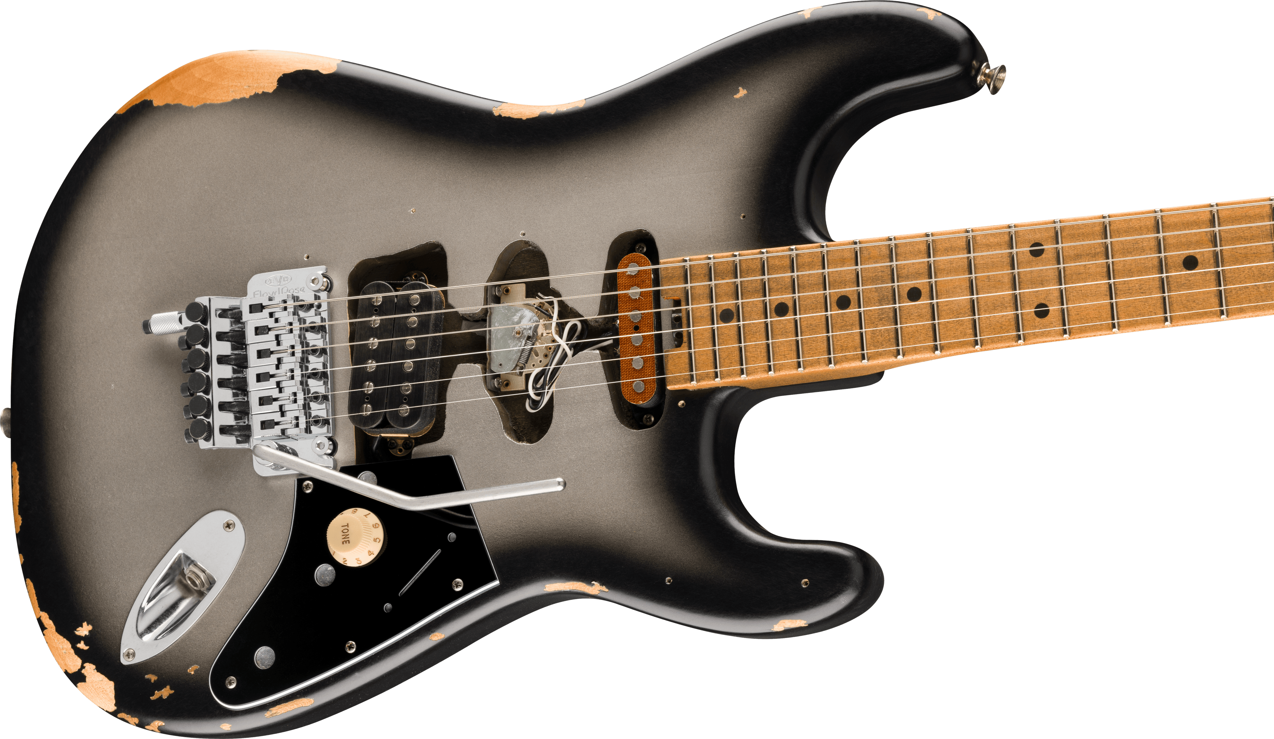 EVH Limited Edition Frankenstein Relic Series, Silverburst