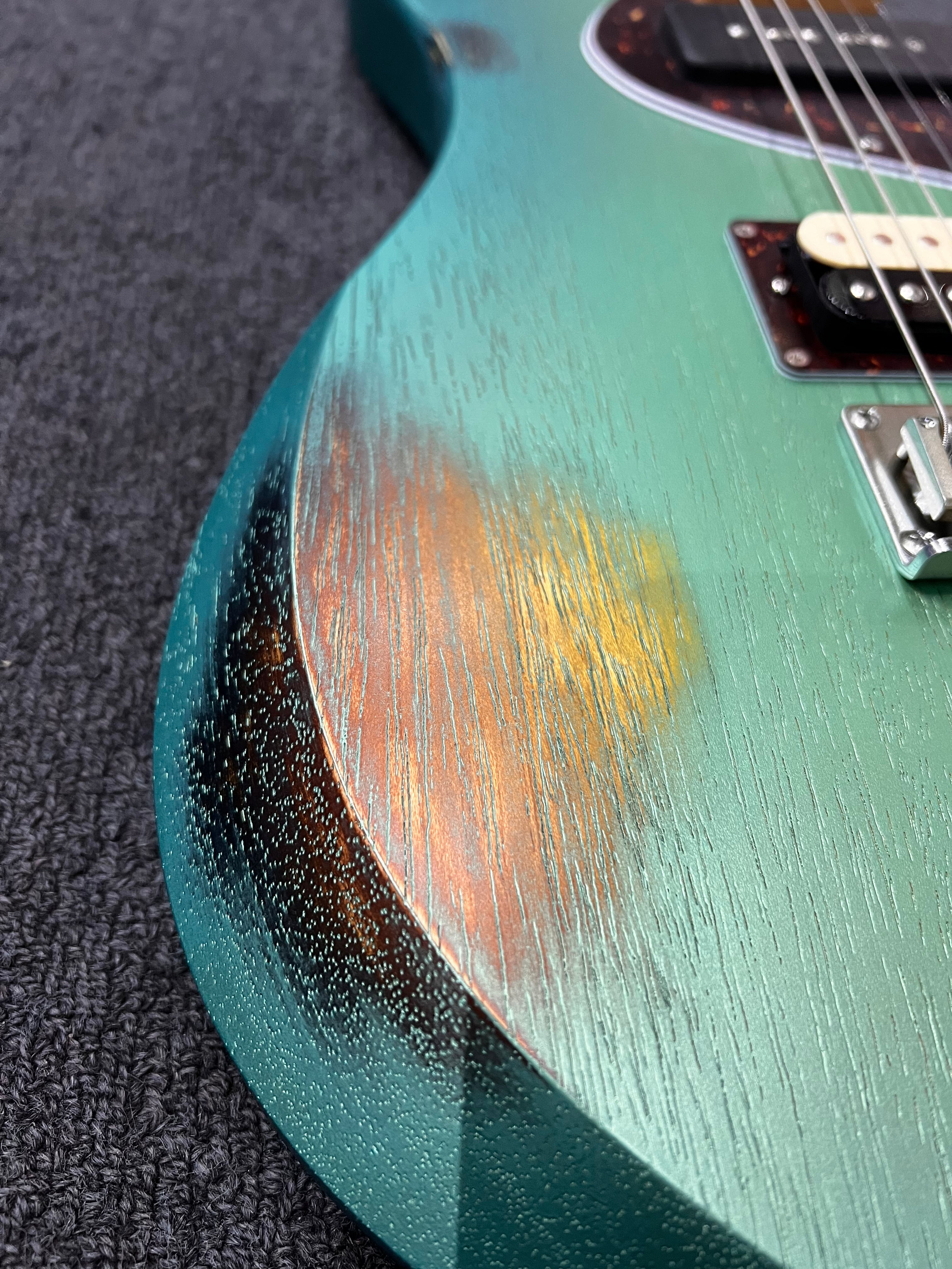 PJD Guitars: St John Standard - Jade Ocean Metallic w/ Spray Over