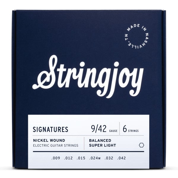 Stringjoy Signatures Electric Guitar Strings 6 Pack