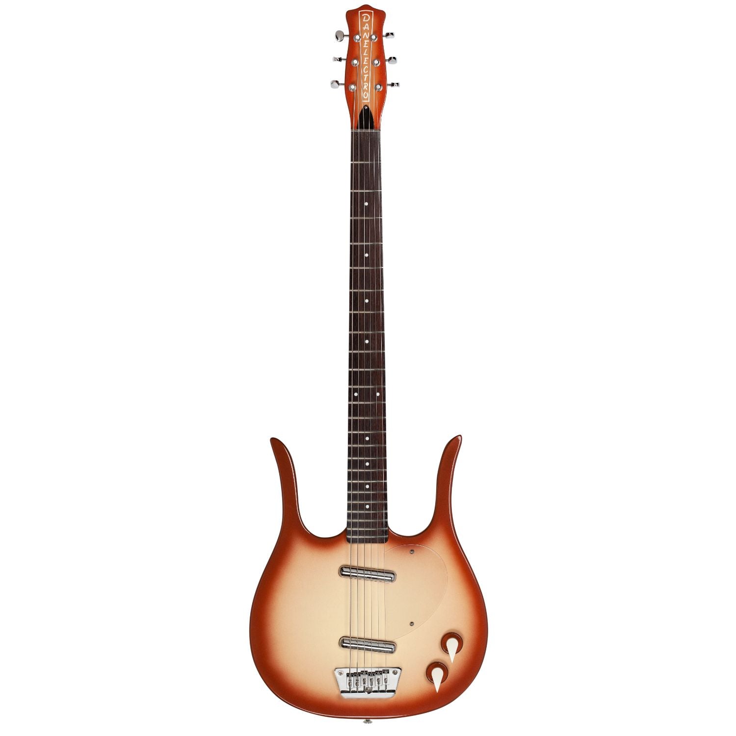 Danelectro '58 Longhorn Baritone Electric Guitar, Copper Burst