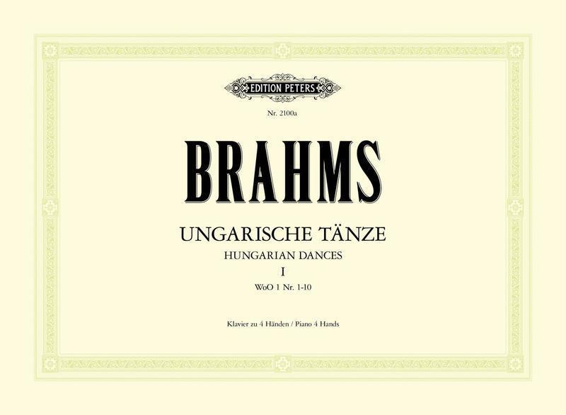 Brahms - Hungarian Dances Vol 1 Nos 1-10 Piano Duet