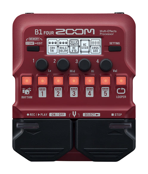 Zoom B1 Four Bass Multi-Effects Processor