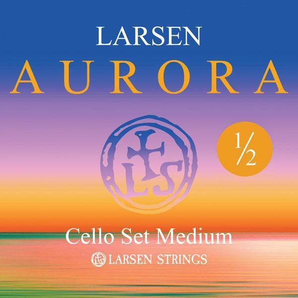 Larsen Aurora Cello Strings Medium Set, 1/2 Size