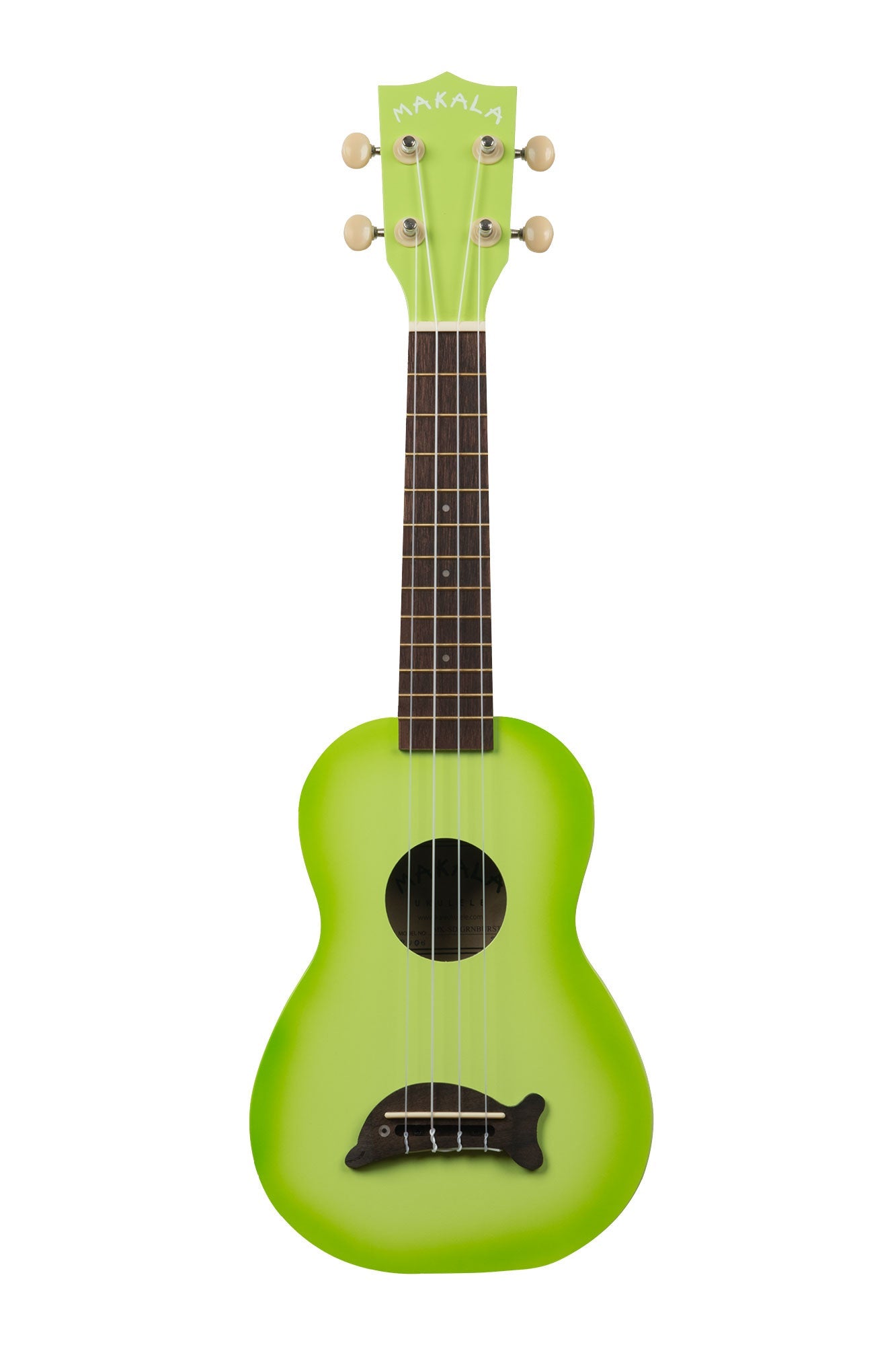 Makala Dolphin Bridge Soprano Ukulele | Burst Gloss