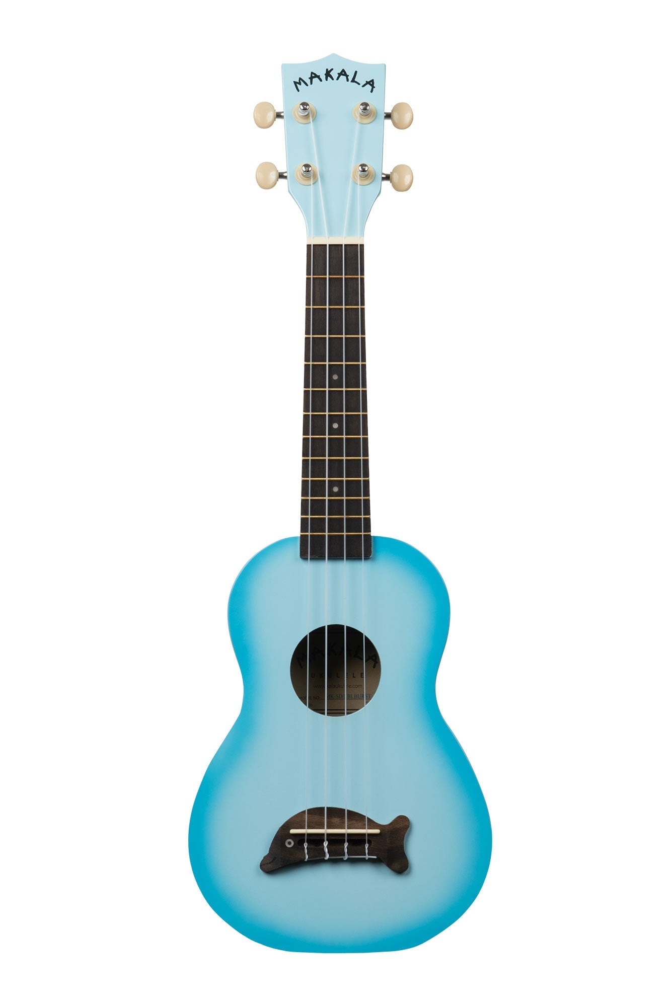 Makala Dolphin Bridge Soprano Ukulele | Burst Gloss