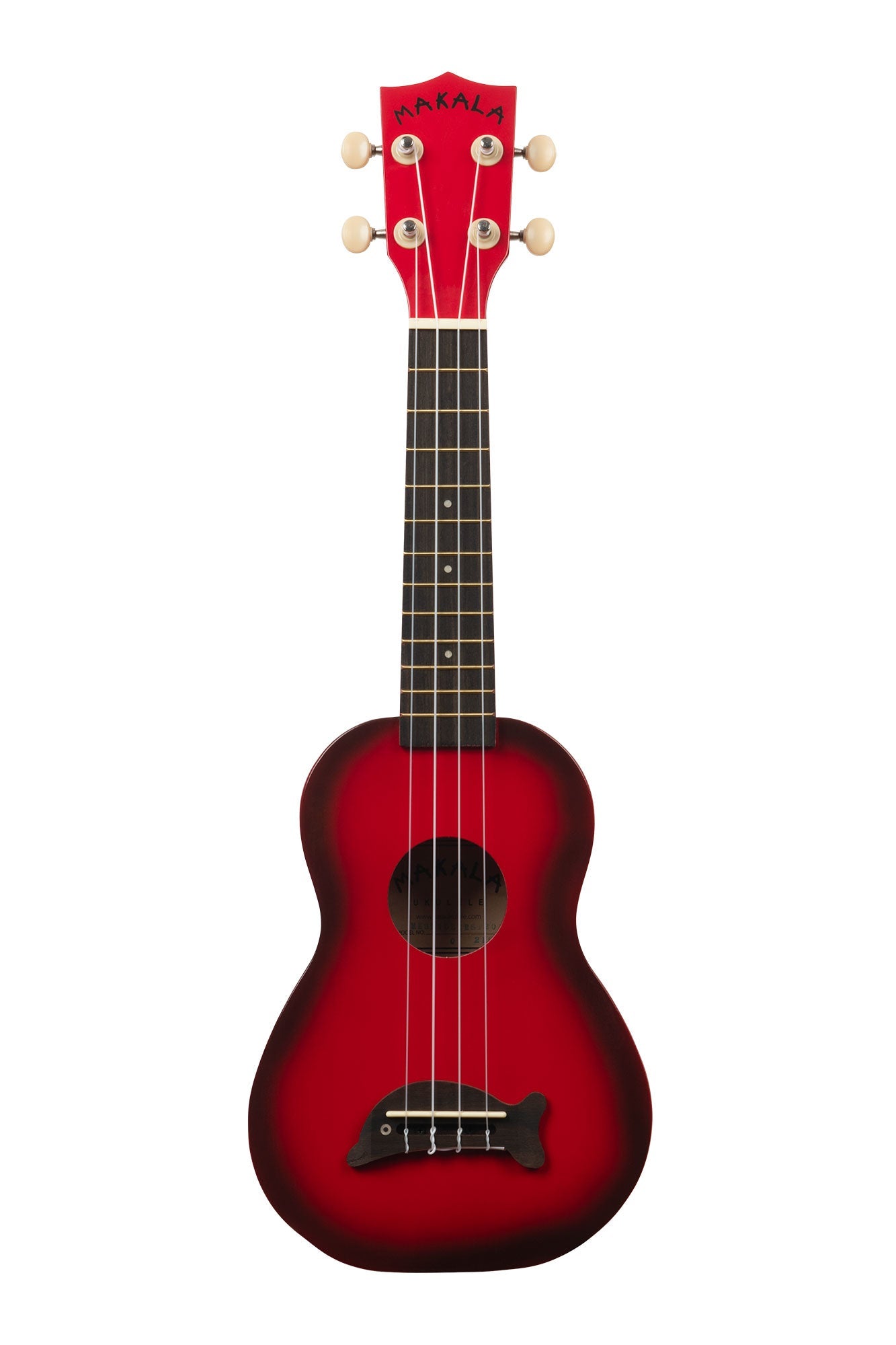 Makala Dolphin Bridge Soprano Ukulele | Burst Gloss