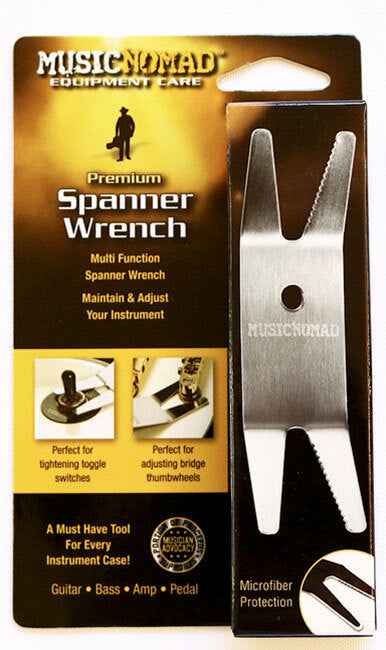 Music Nomad Premium Spanner Wrench w/ Microfiber Suede Backing