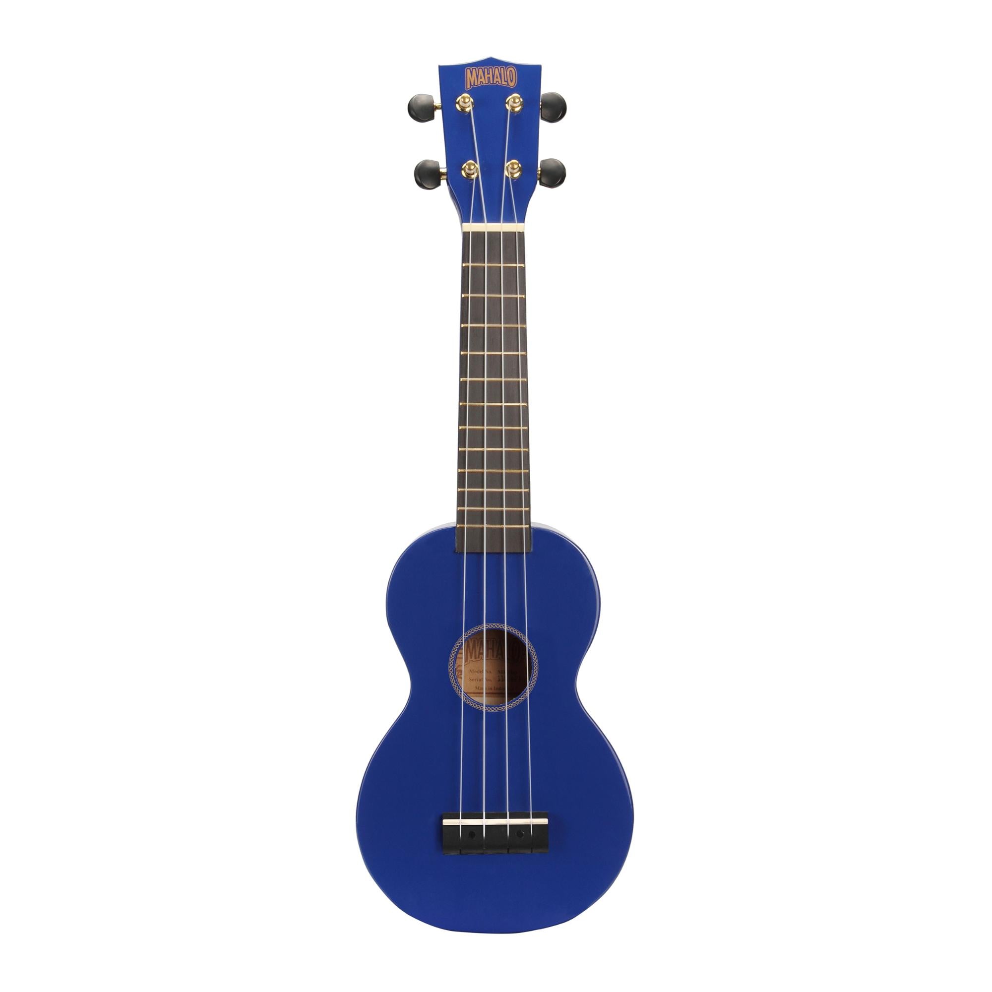 Mahalo MR1 Rainbow Series Soprano Ukulele, Blue