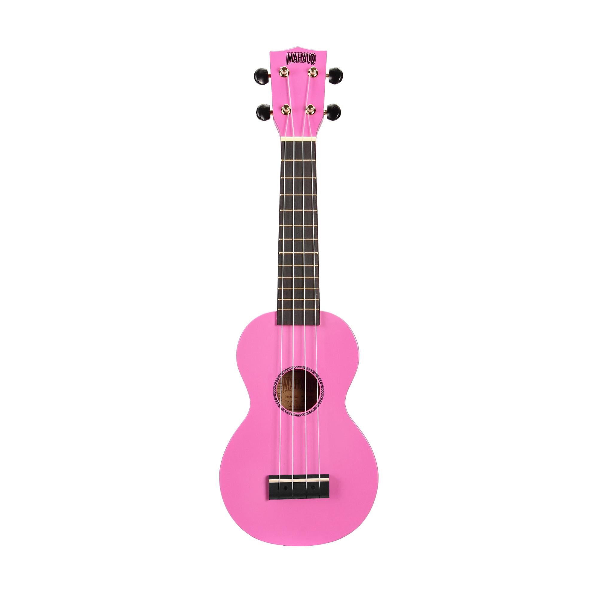 Mahalo MR1 Rainbow Series Soprano Ukulele, Pink