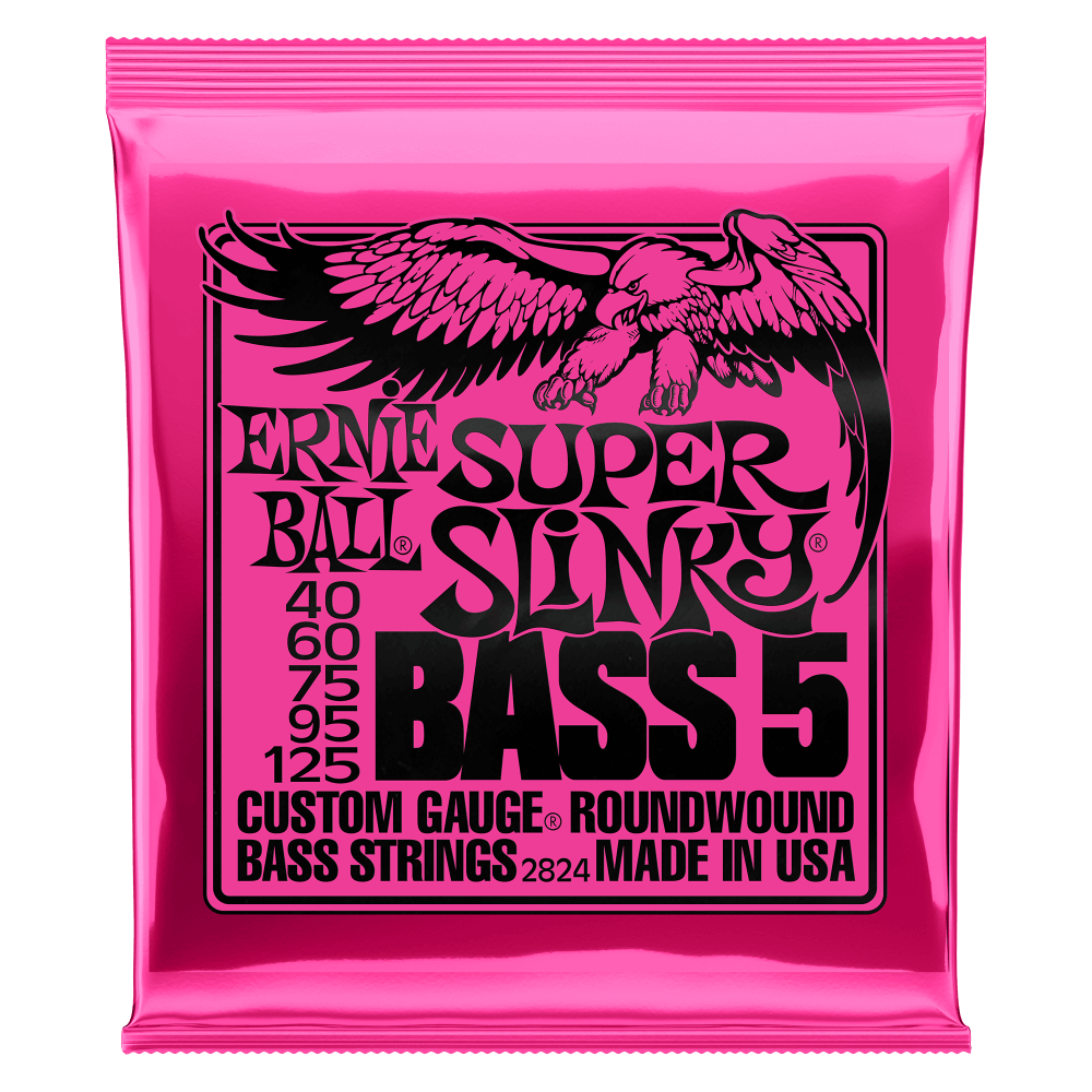 Ernie Ball Slinky Electric Bass Strings (5 & 6 String)