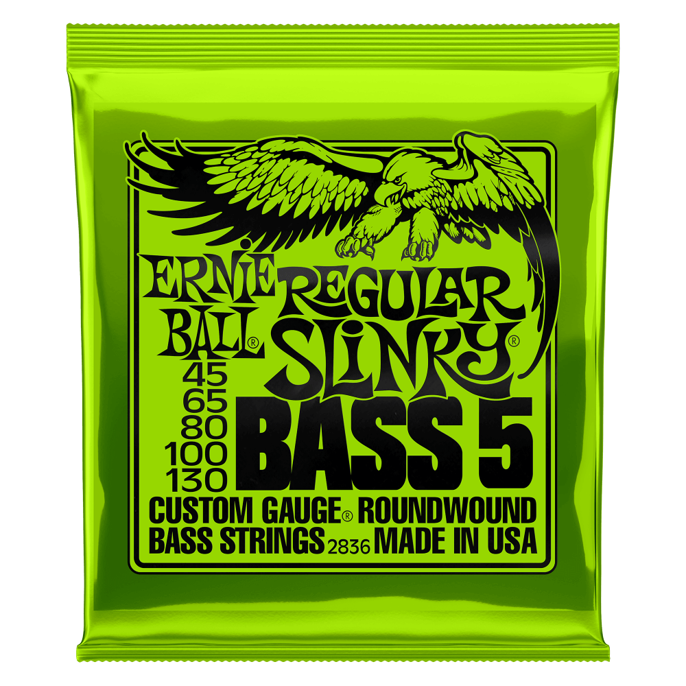 Ernie Ball Slinky Electric Bass Strings (5 & 6 String)