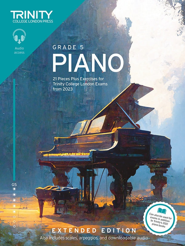 Trinity Piano Exam Pieces Plus Exercises from 2023, Grade 5