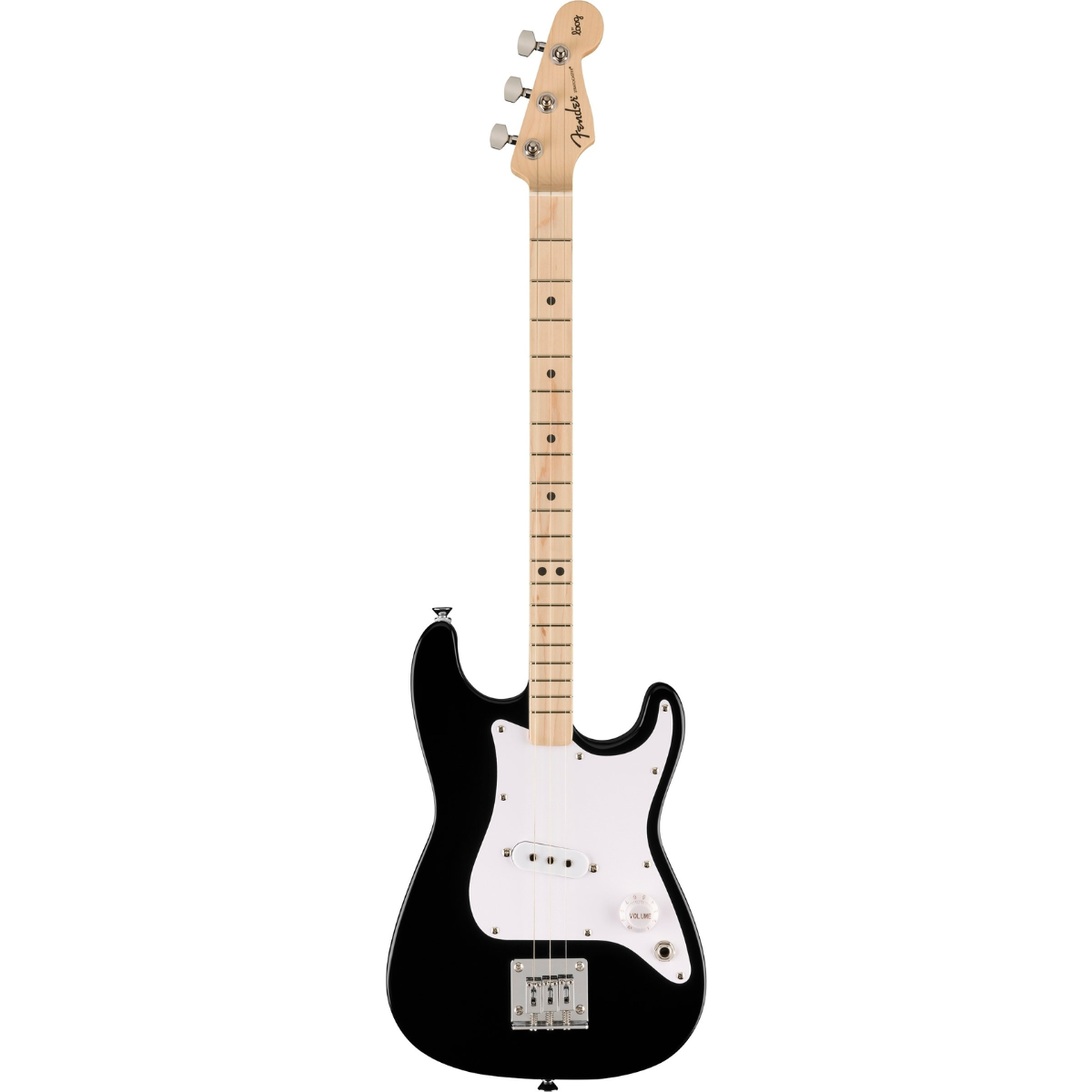 Fender x Loog Stratocaster 3-String Electric Guitar, Black