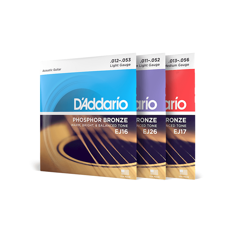 D'Addario Phosphone Bronze Acoustic Guitar Strings