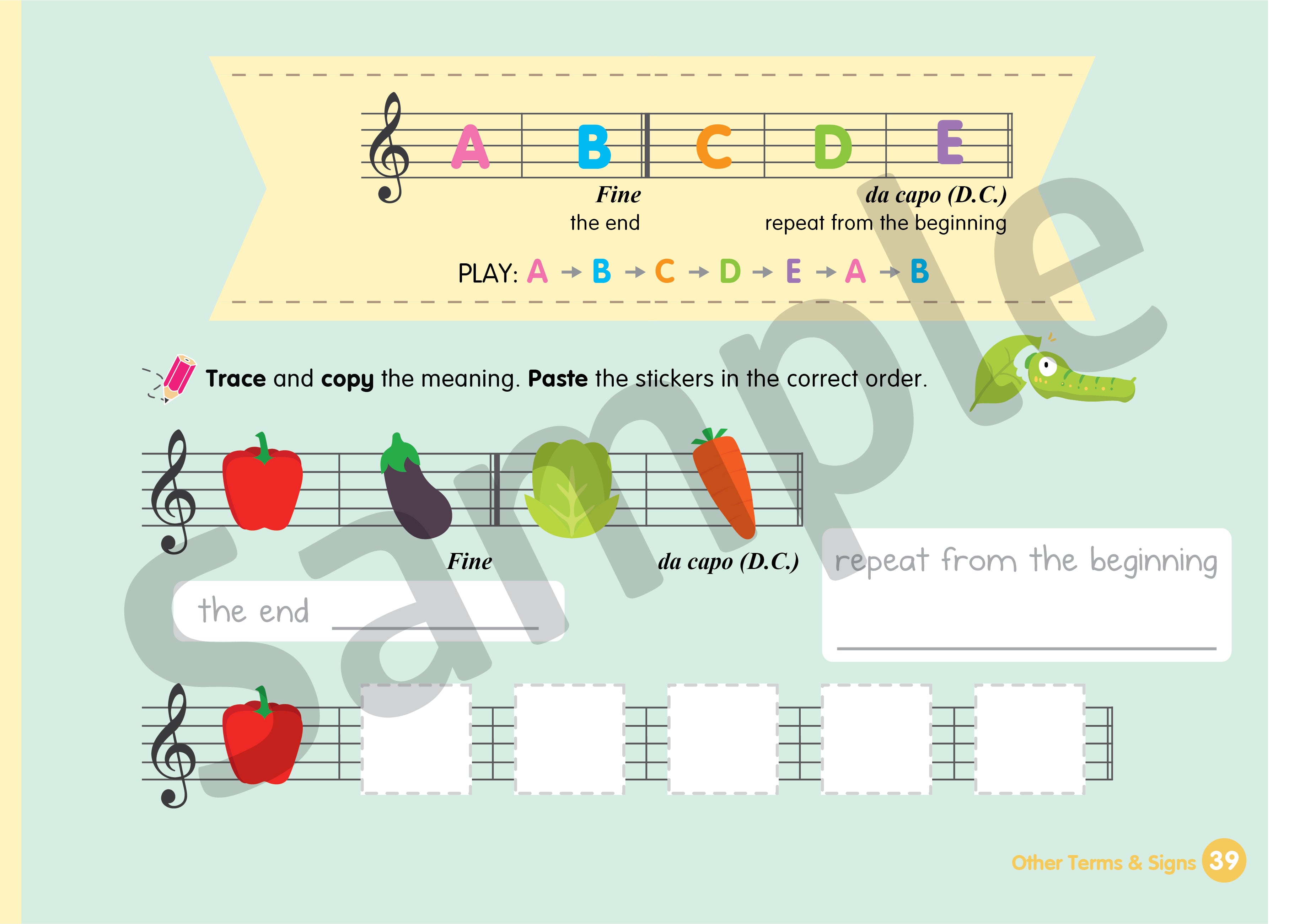 Theory Drills for Young Children Book 3 - Performance Directions