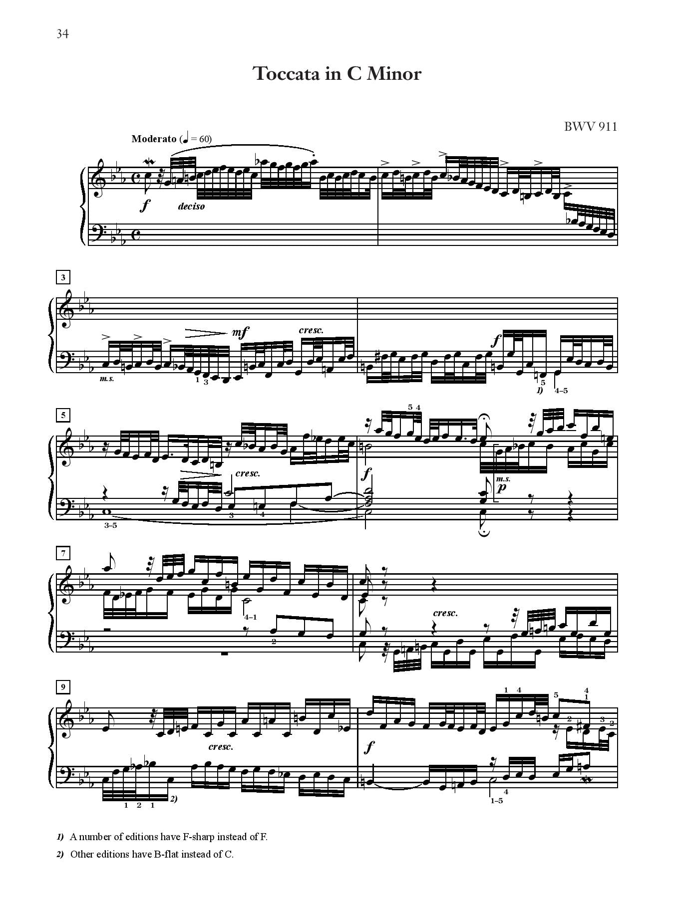 J. S. Bach: Seven Toccatas, BWV 910--916