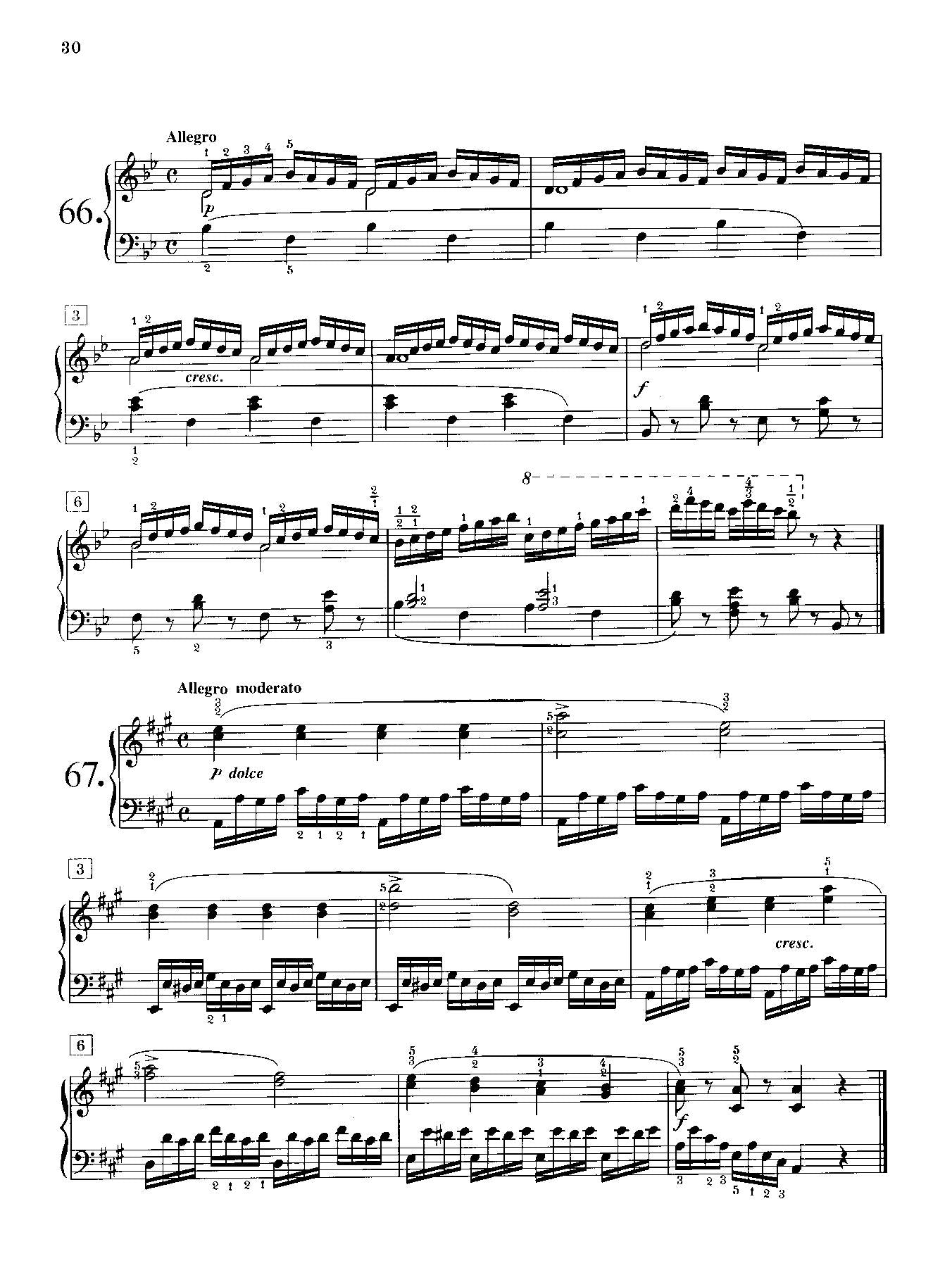 Czerny: 125 Exercises for Passage Playing, Opus 261