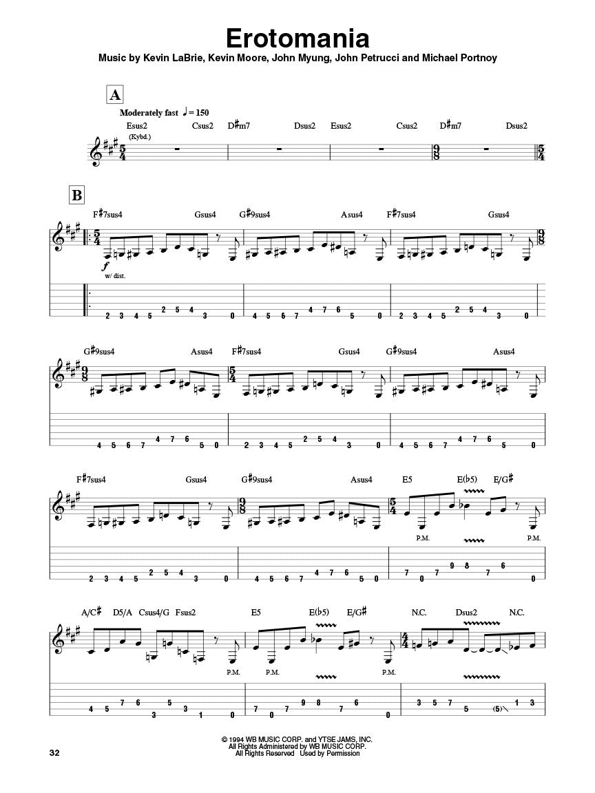 Dream Theater Guitar Play-Along