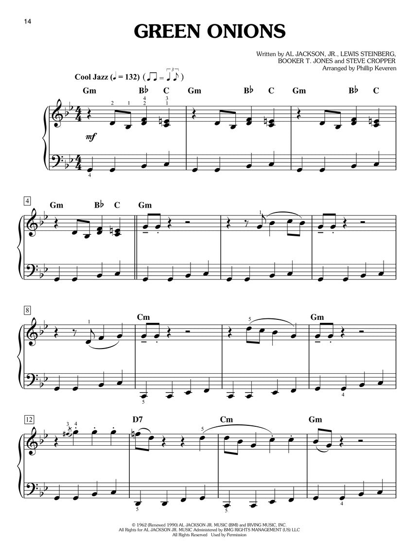 Catchy Songs for Piano arr. Phillip Keveren