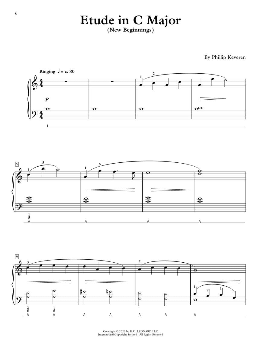 Circles: 24 Character Etudes By Phillip Keveren