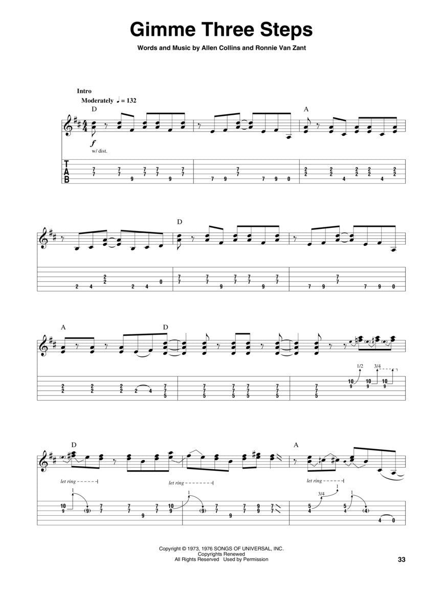 Lynyrd Skynyrd Guitar Play-Along