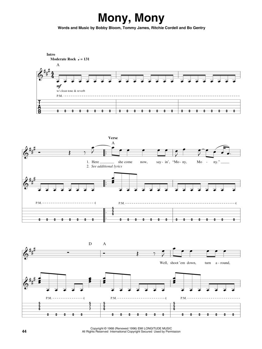 Easy Rock Guitar Play-Along