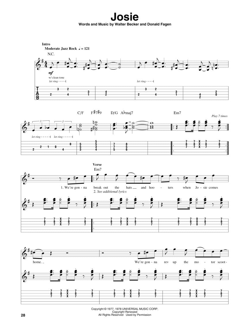 Steely Dan Guitar Play-Along