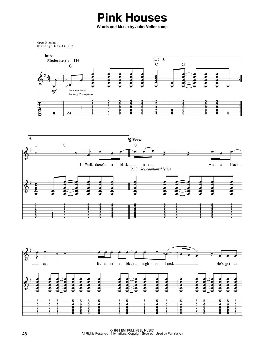 John Mellencamp Guitar Play-Along