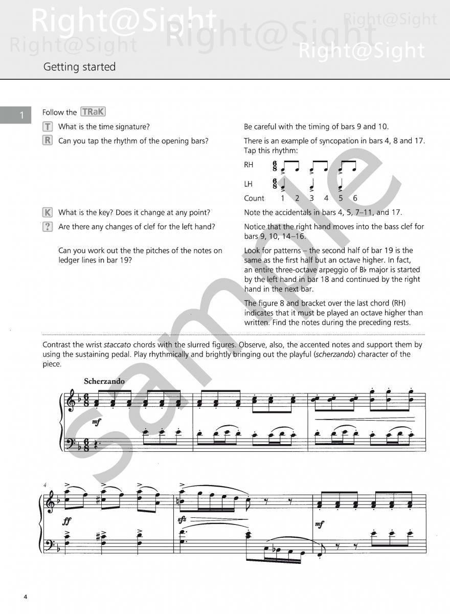 Right@Sight for Piano, Grade 7