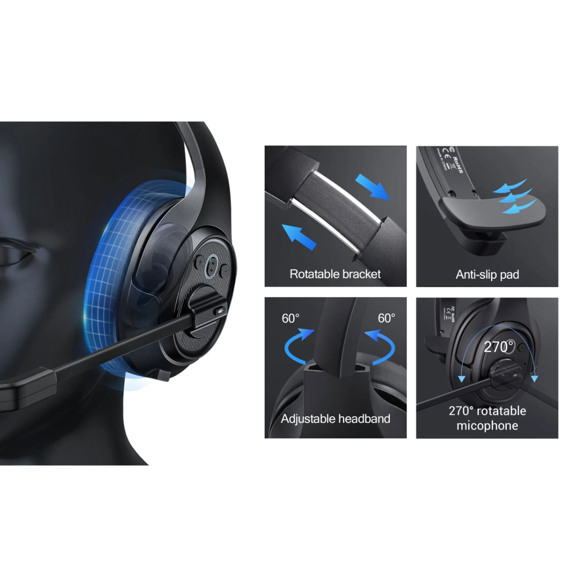 Eksa discount bluetooth headphones