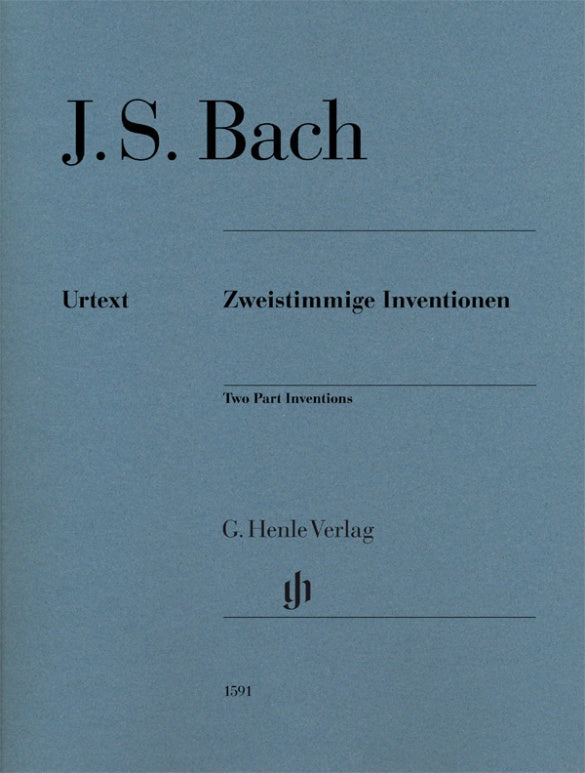 Bach: Two Part Inventions BWV 772-786 (No Fingering) Piano Solo