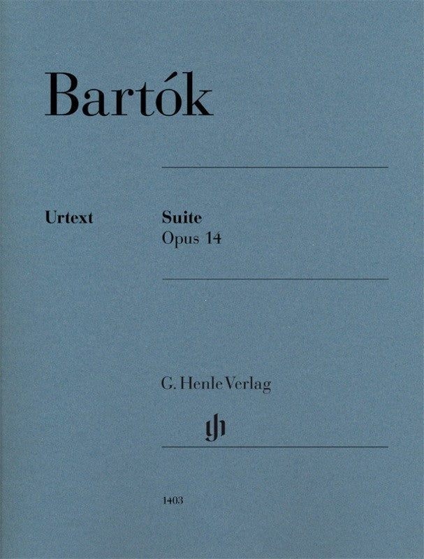 Bartók: Bartok Suite Op 14 for Piano