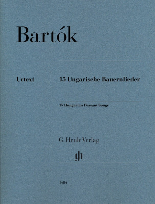 Bartók: 15 Hungarian Peasant Songs Piano Solo