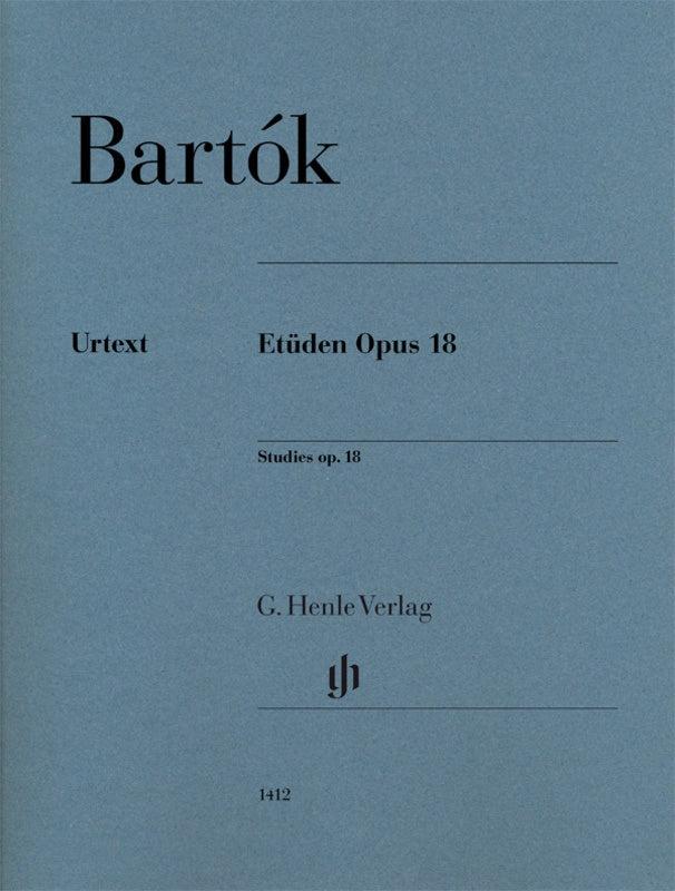 Bartók: Bartok Studies Op 18 for Piano