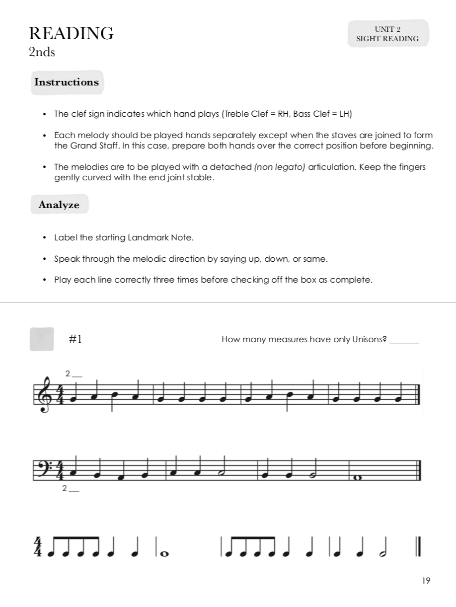 Piano Safari Sight Reading & Theory for the Older Student Book 1