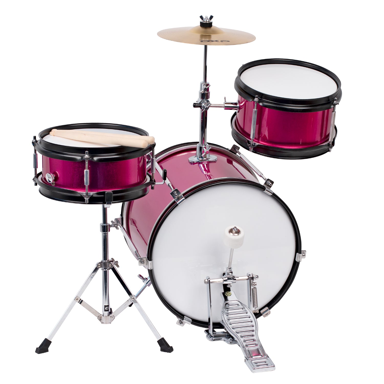 3 piece sales junior drum set