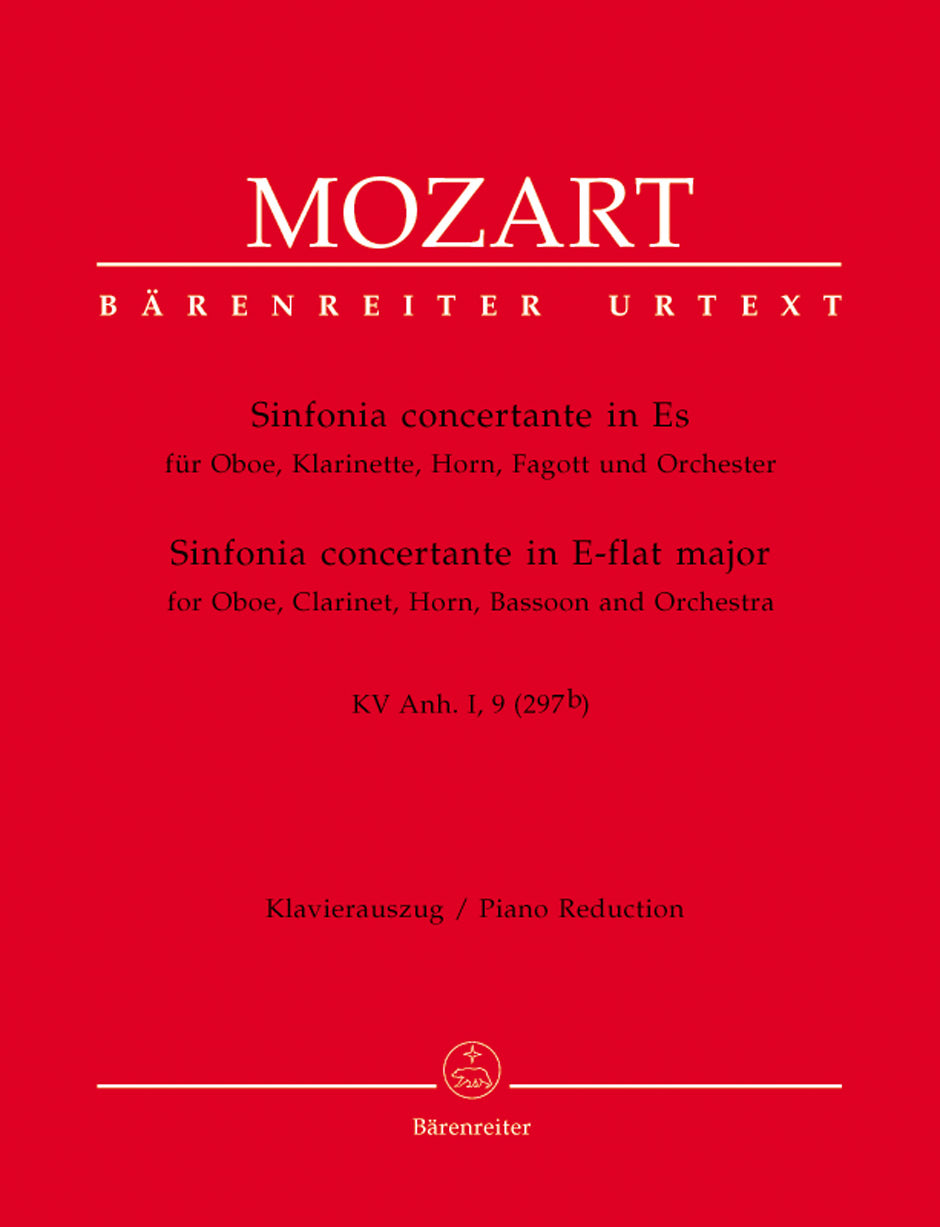 Mozart: Sinfonia Concertante E Flat - Piano Reduction